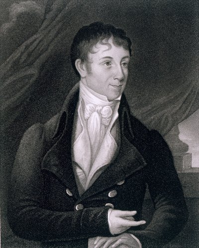 Charles Brockden Brown (1771-1810) inciso da John B. Forrest da William Dunlap